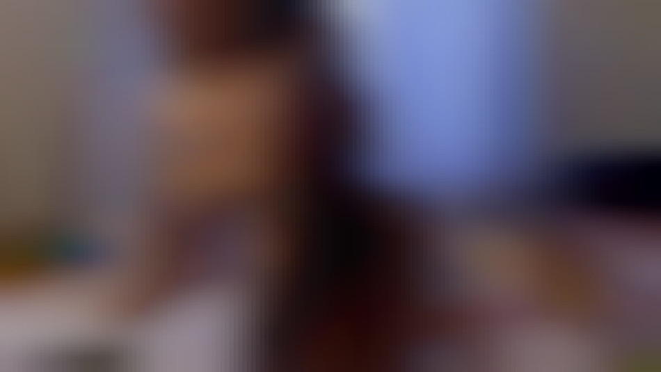 tattooed girl with muscle