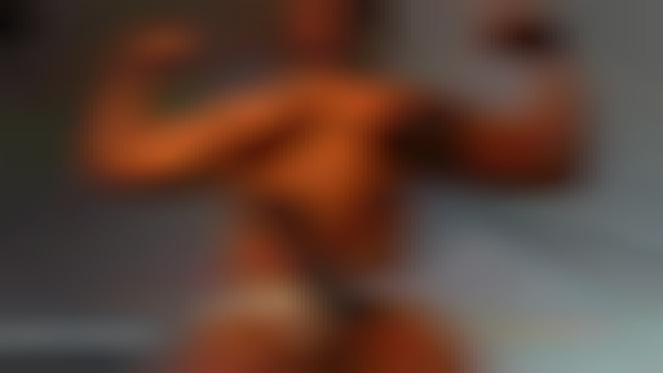 huge female bodybuilder pulls out her big futa dick