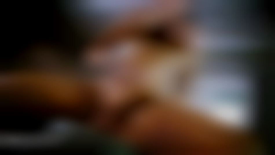 fit girl with huge tits jerking off cock