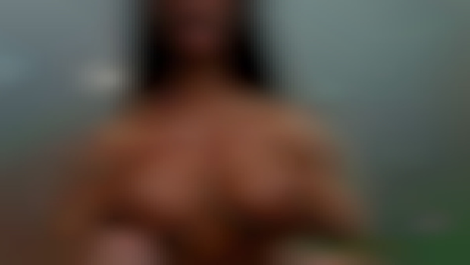 Angela Salvagno strong babe showing off pec flex