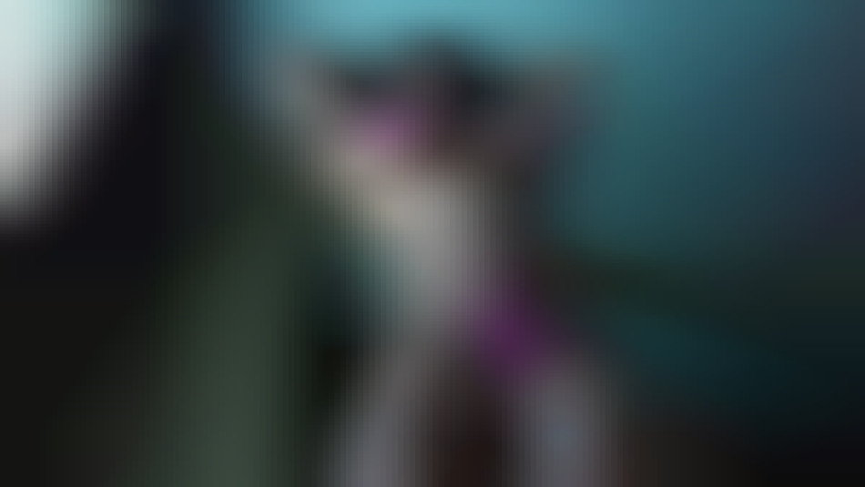 muscle babe flaunting fit physique Stacked&Racked