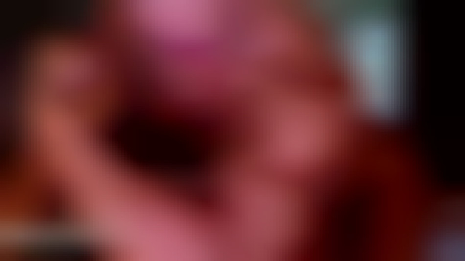 muscle babe flexing big biceps