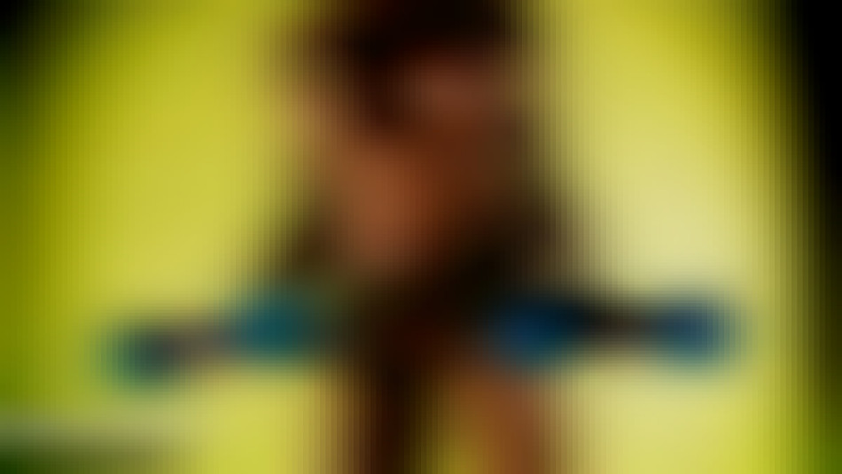 nude fitness model Duchess Dani working out