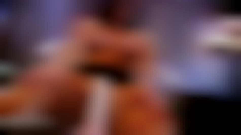 topless futanari muscle chick with huge strap on