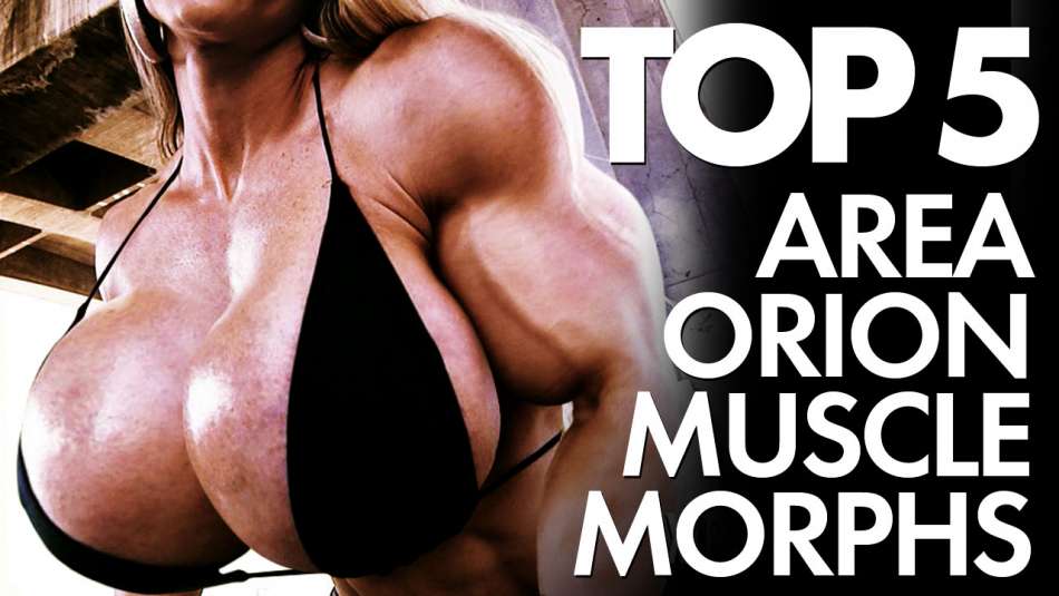 Huge Round Fake Tits On Fitness - Top 5 Muscle Girls Morphs [With Huge Tits]